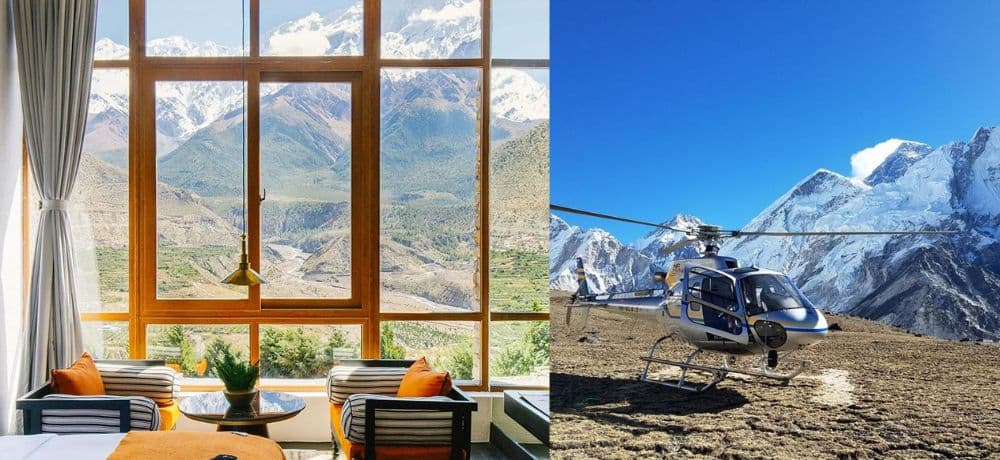 Mustang and Everest by Helicopter with Shinta Mani