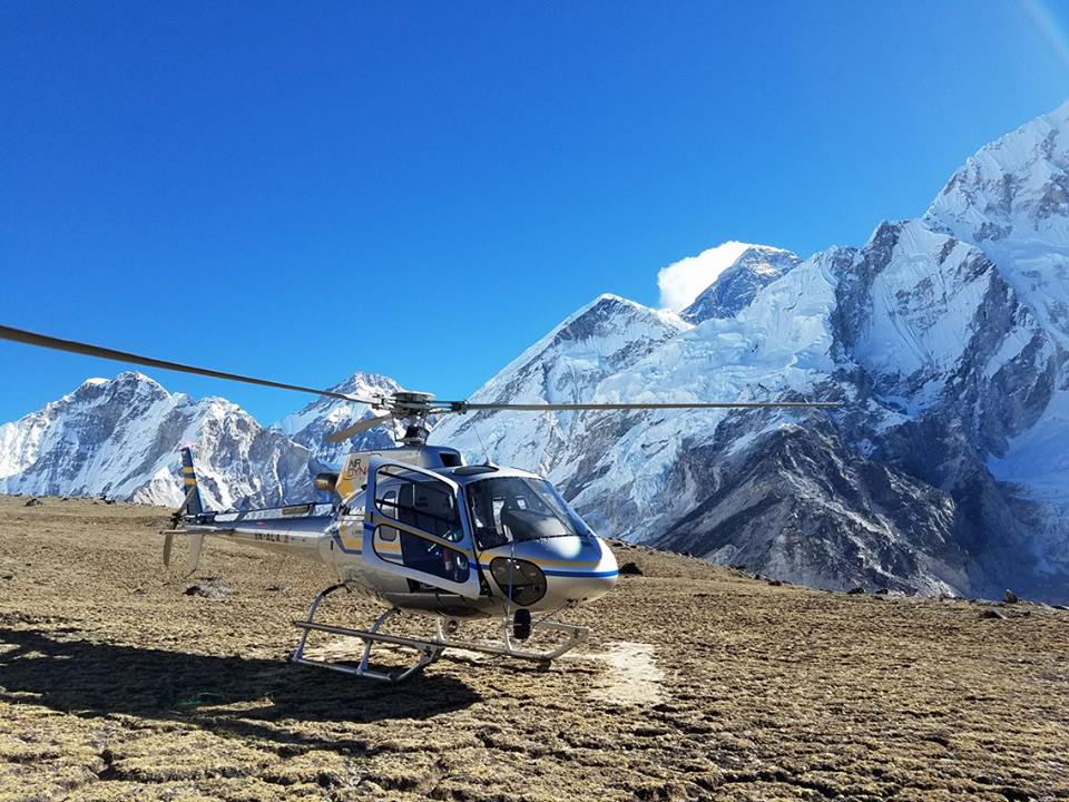 Gorakshep to Lukla or Kathmandu Helicopter Flight